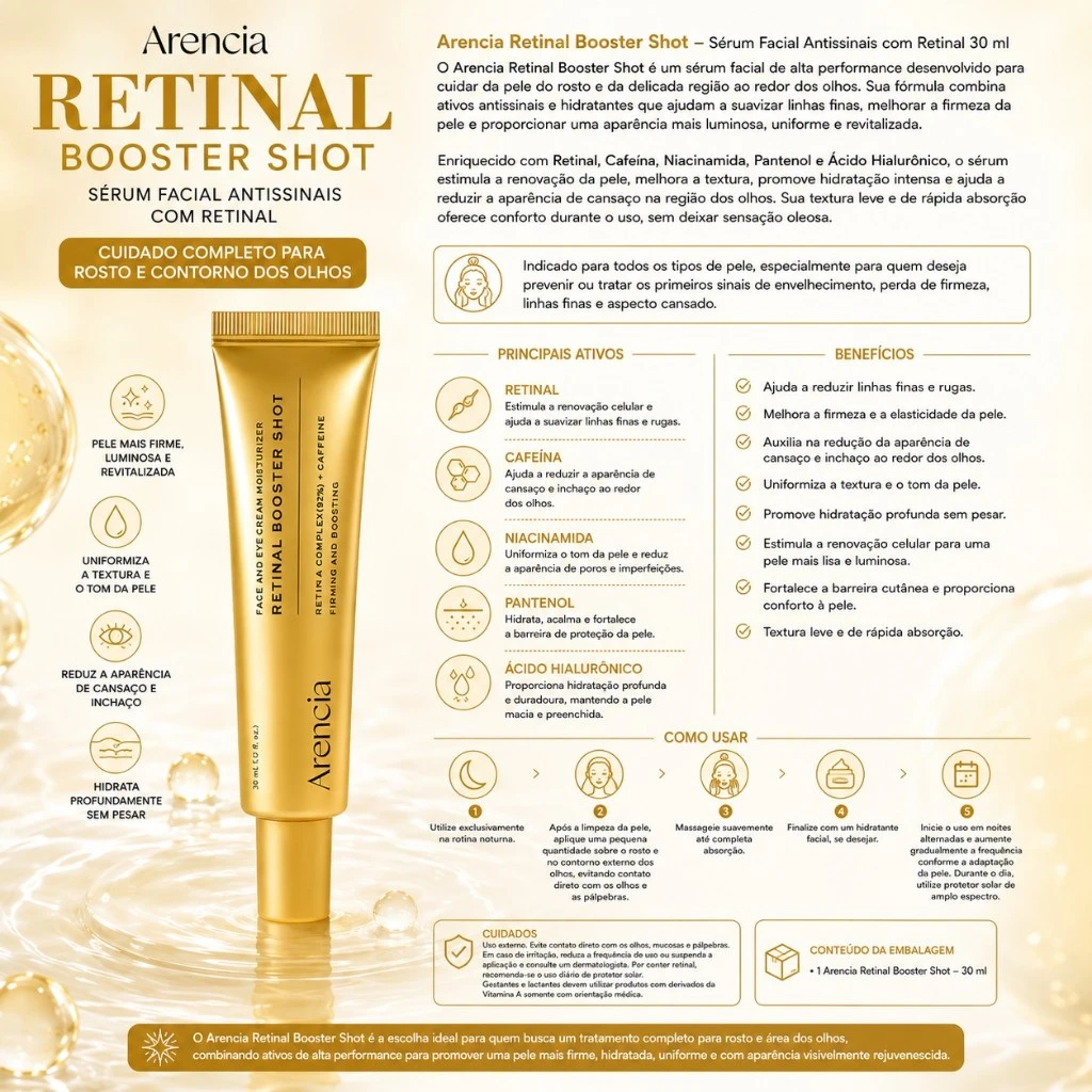 Arencia Retinal Booster Shot - 30ml - Imagem 3