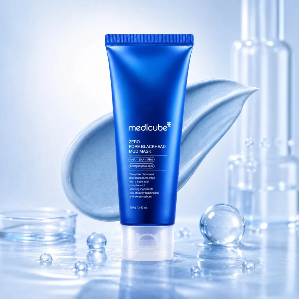 Medicube Zero Pore Blackhead Mud Mask – Máscara de Argila para Poros e Cravos 100g