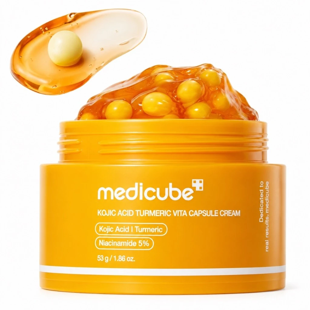 Medicube Kojic Acid Turmeric Vita Capsule Cream - 53g - Imagem 2