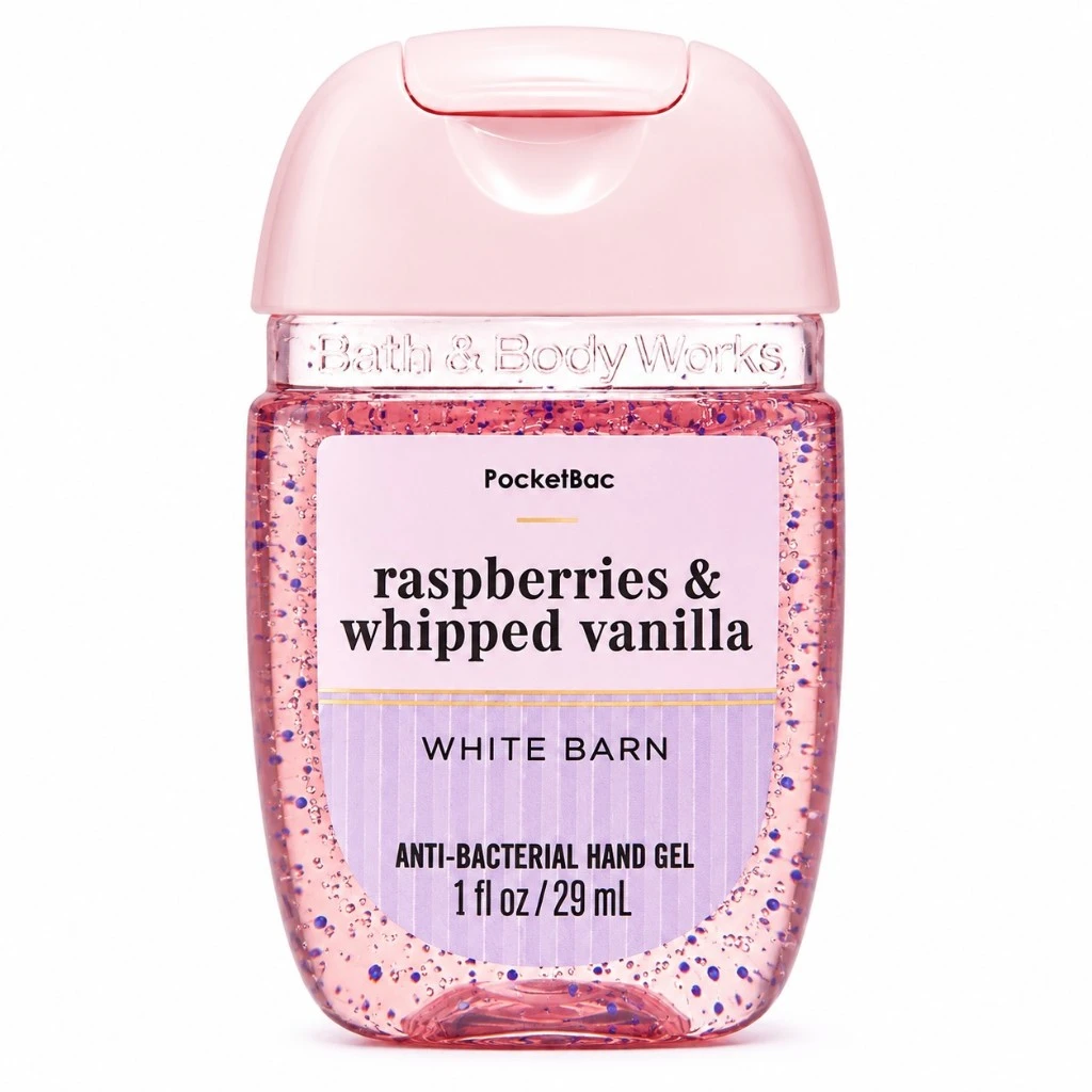Raspberries & Whipped Vanilla - PocketBac Hand Sanitizer - 1 fl oz / 29 ml - Imagem 2
