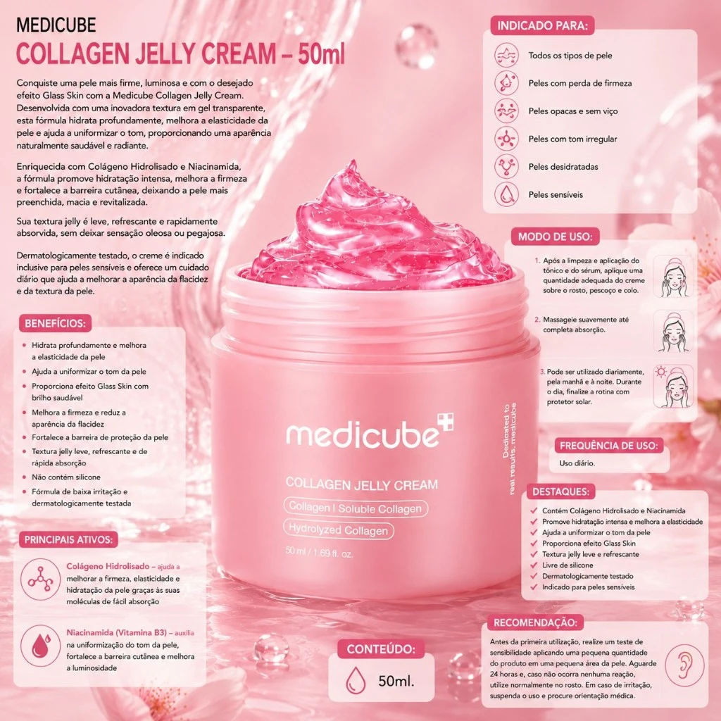 Medicube Collagen Jelly Cream – 50ml - Imagem 3