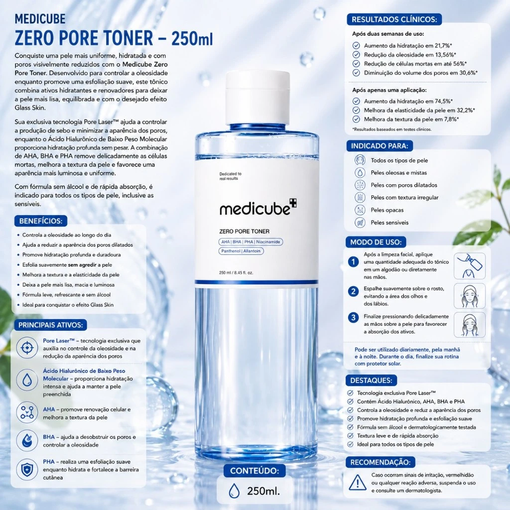 Medicube Zero Pore Toner - 250ml - Imagem 3