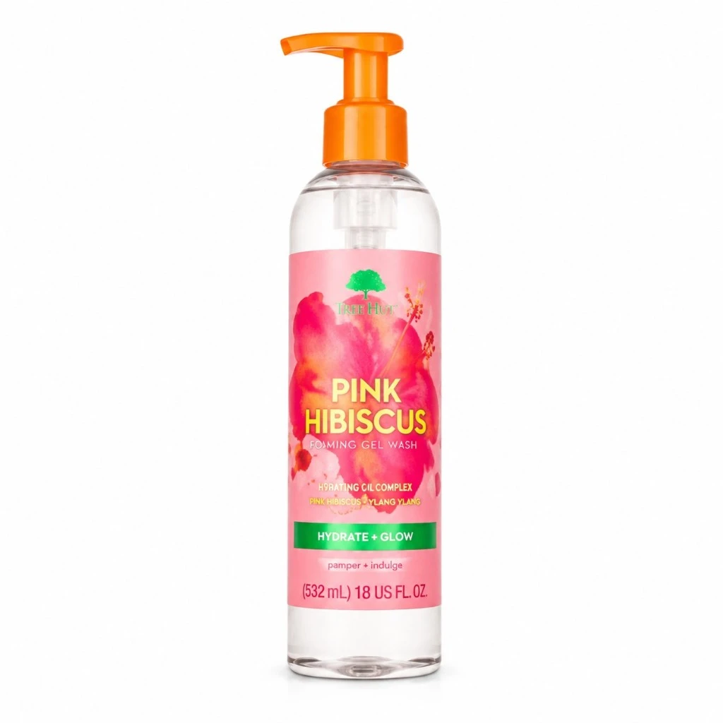 Tree Hut Pink Hibiscus Moisturizing Shave Oil - 7.7 fl oz - Imagem 2