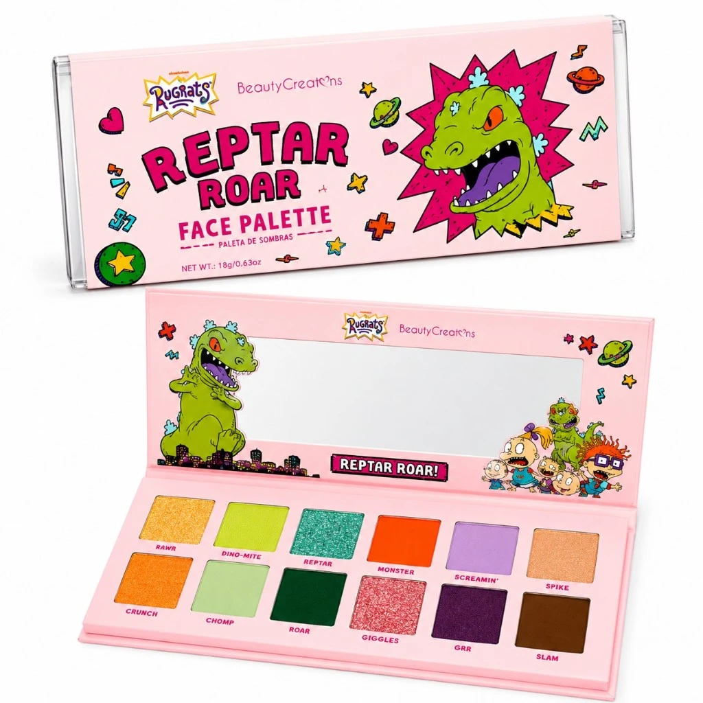 PALETA DE SOMBRAS BEAUTY CREATIONS RUGRATS REPTAR ROAR 11,8GR - Imagem 2
