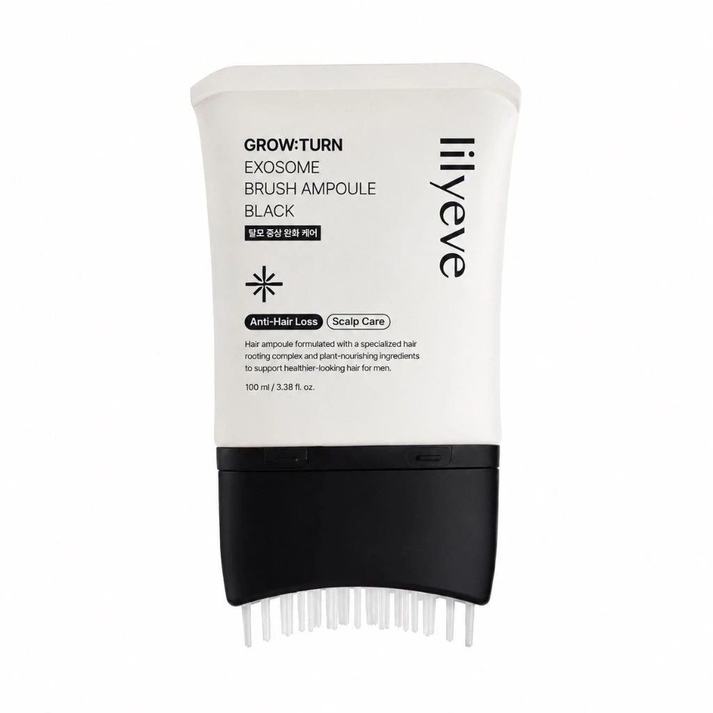 Lilyeve Grow:Turn Exosome Brush Ampoule Black – 100ml - Imagem 2