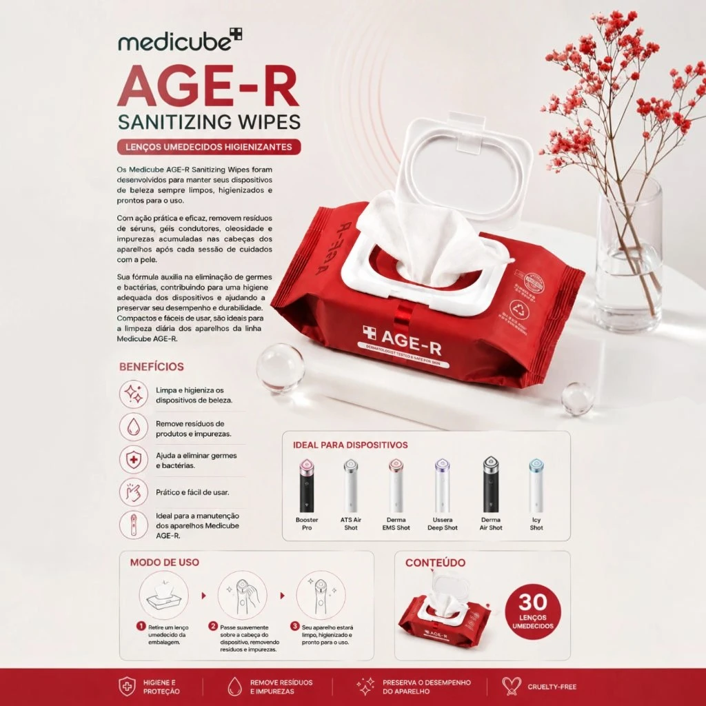 Medicube AGE-R Sanitizing Wipes - Imagem 3