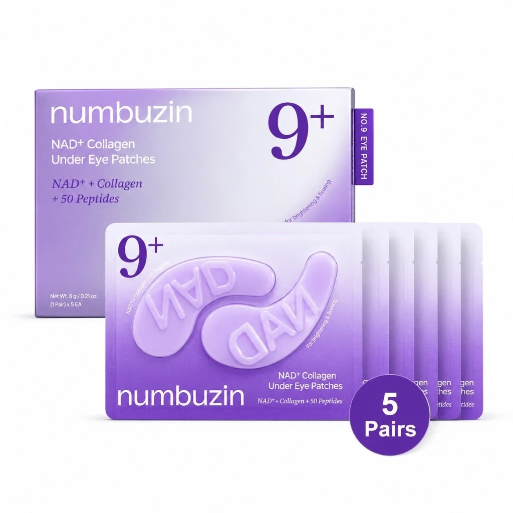 Numbuzin No.9 NAD+ Collagen Under Eye Patches (5 Pairs) - Imagem 2