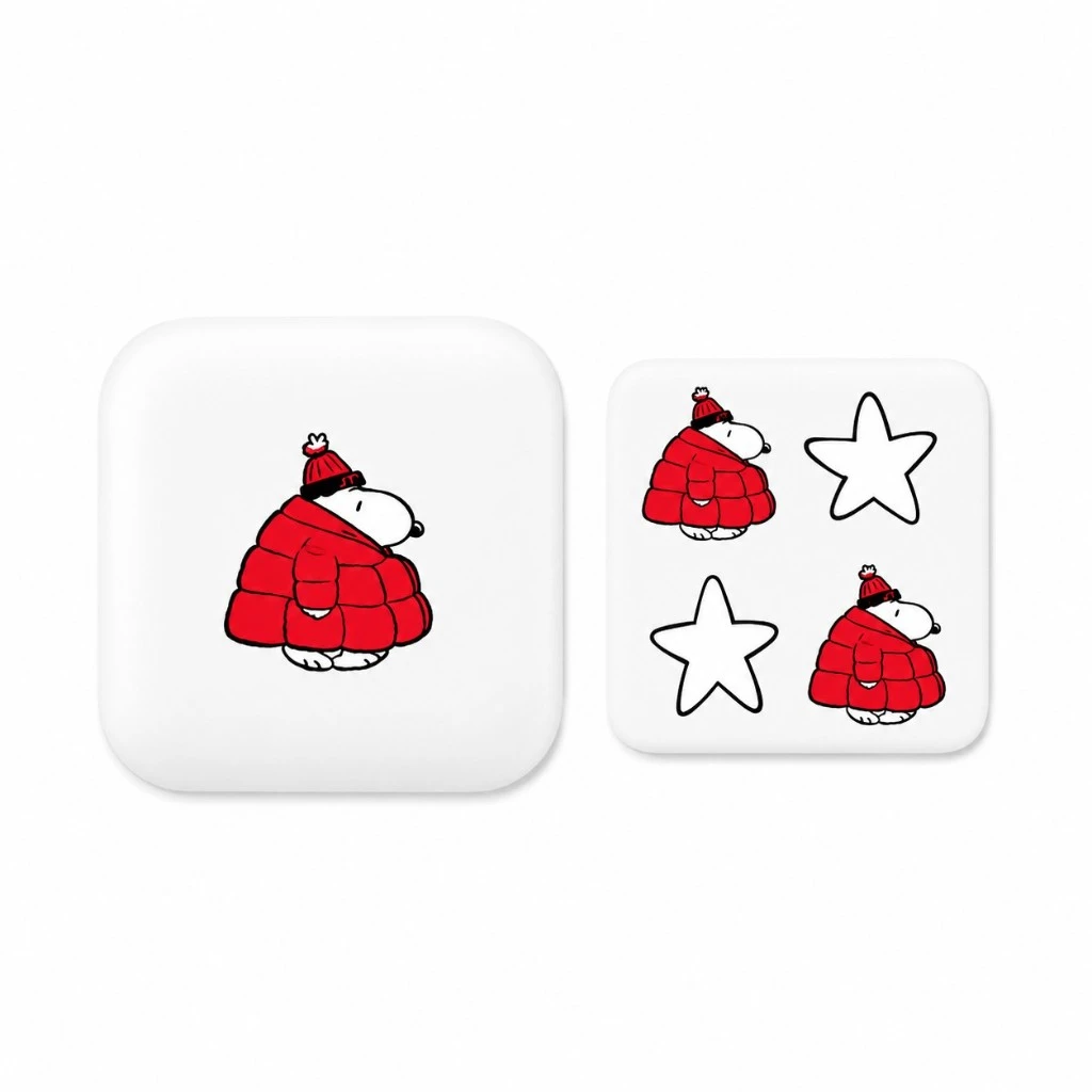 Adesivos Para Espinhas Starface Hydro-star Snoopy Branco (32 Unidades) - Imagem 2