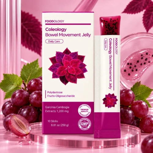 Foodology Coleology Bowel Movement Jelly – Sabor uva (10 Sticks)