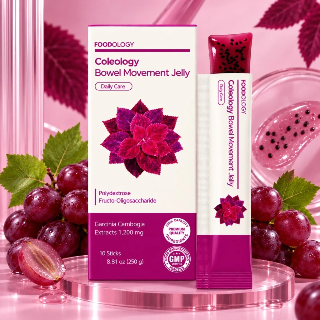 Foodology Coleology Bowel Movement Jelly – Sabor uva (10 Sticks)