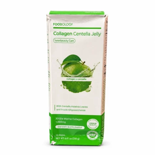 Foodology Coleology Collagen Centella Jelly – Sabor Maçã Verde