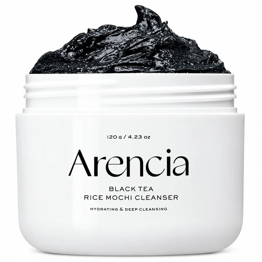 Arencia Black Tea Rice Mochi Cleanser – 120g - Imagem 3